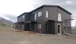 New 8 apartment building in Sauðárkrókur