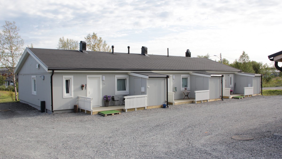 Eleven semi-detached houses