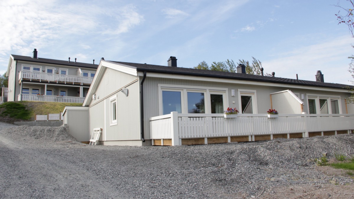 Eleven semi-detached houses