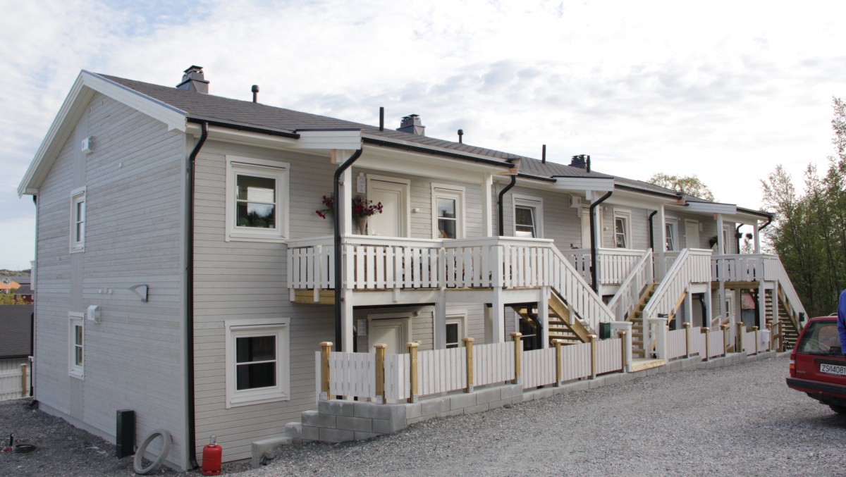 Eleven semi-detached houses