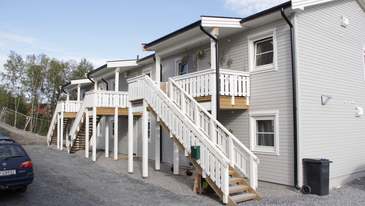 Eleven semi-detached houses