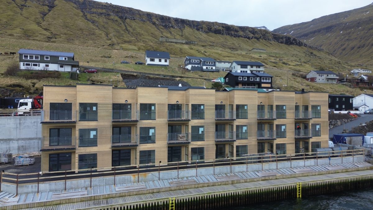 18 apartments in Fuglafjørður