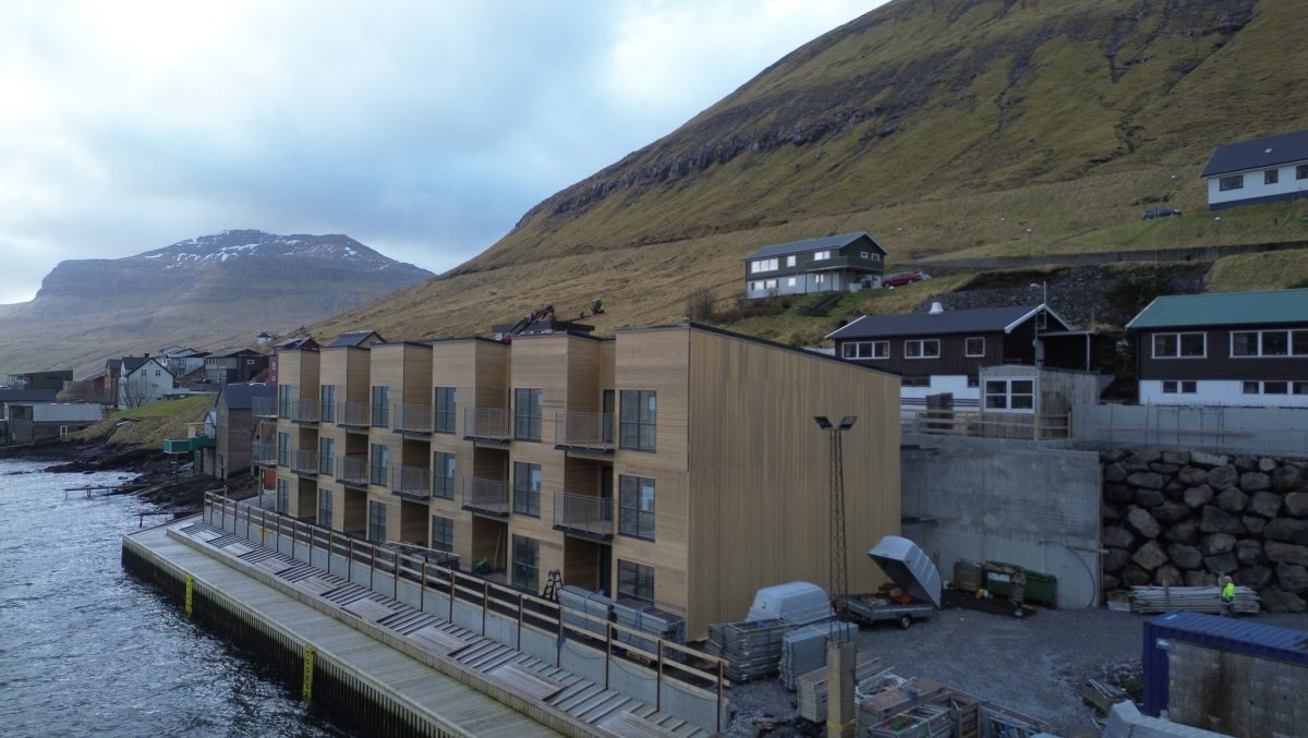 18 apartments in Fuglafjørður
