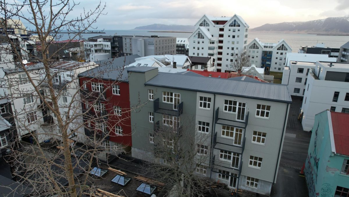 Apartment building in Reykjavík