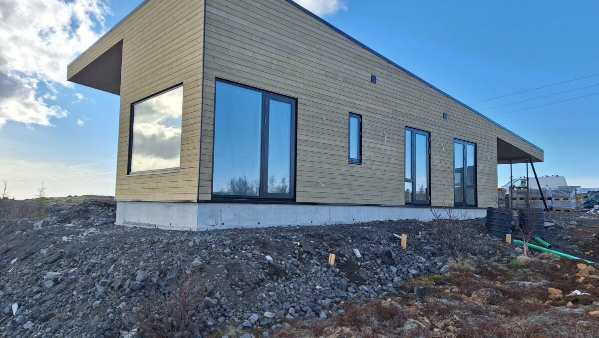New house in Mosfellsbær, Iceland