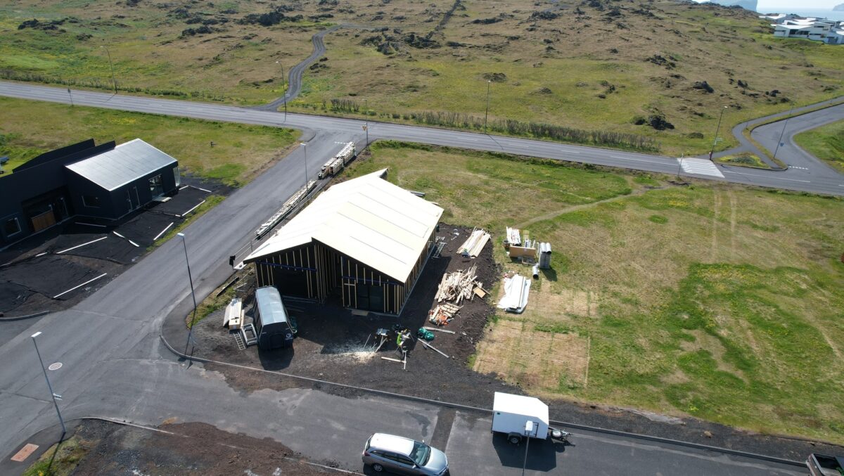 Seve’s first timber frame house in Vestmannaeyjar