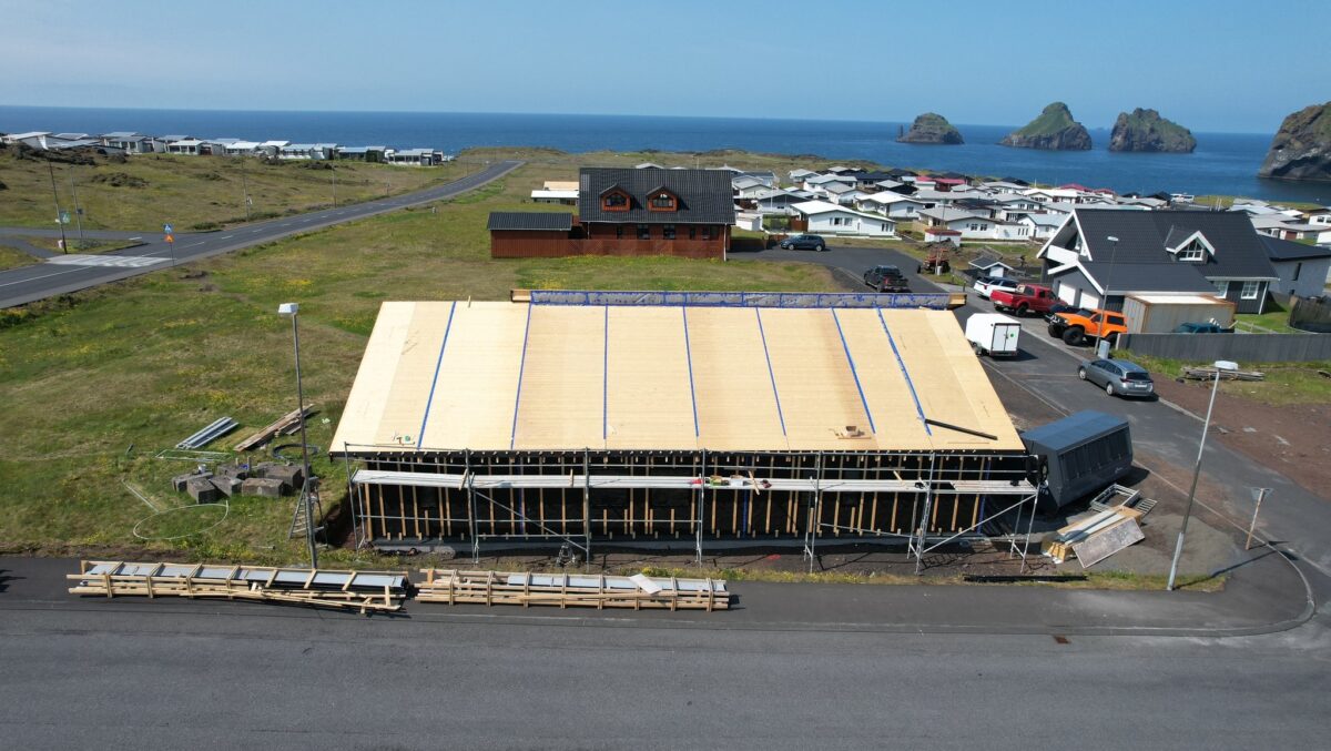 Seve’s first timber frame house in Vestmannaeyjar