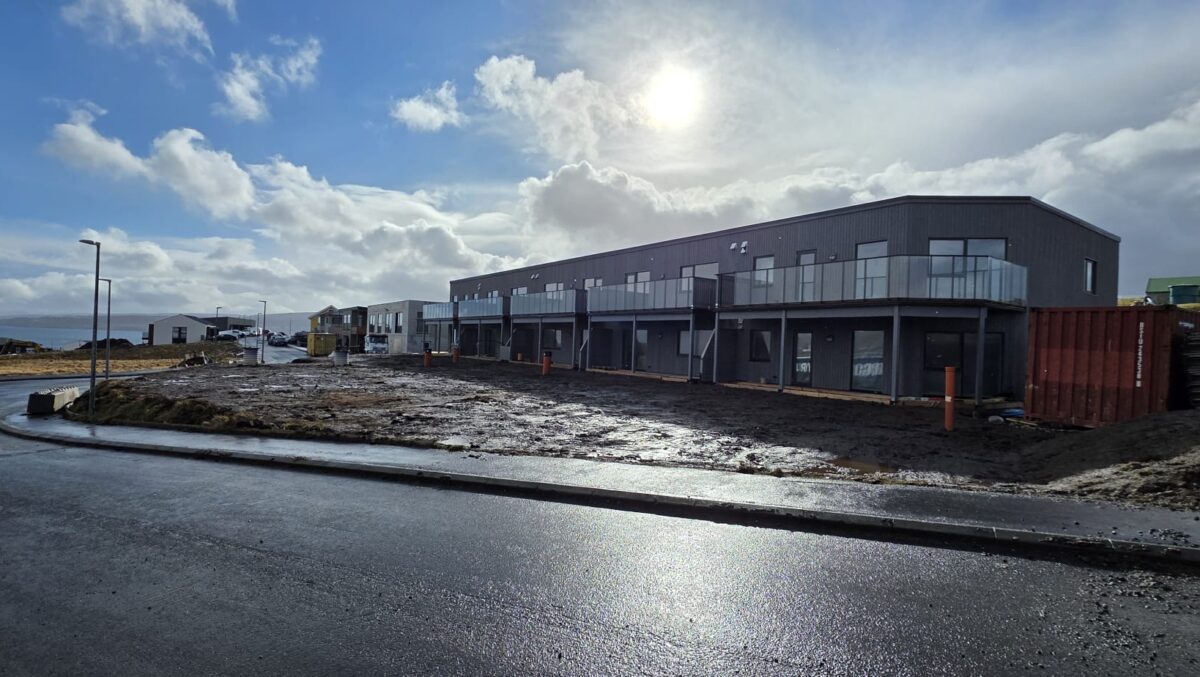 Ten apartment building in Faroe