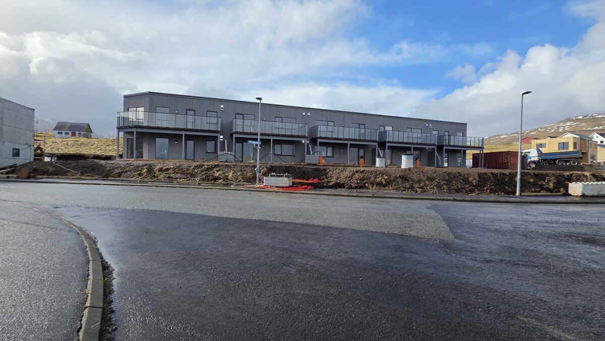 Ten apartment building in Faroe