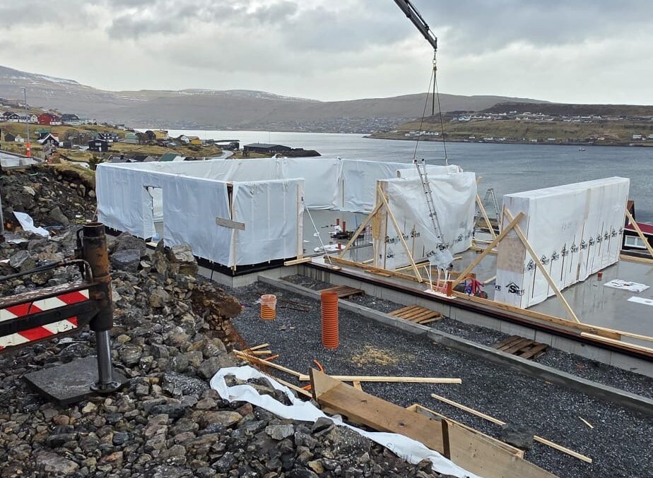 Ten apartment building in Faroe
