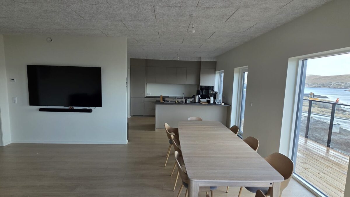 Ten apartment building in Faroe